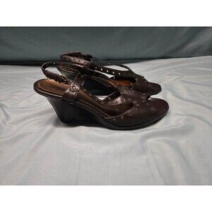 Y2k Brown Wedged Heels